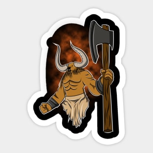 The Minotaur Sticker